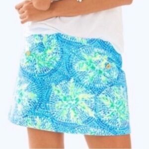 Lilly Pulitzer Madison Skort in Bennett Blue Tropic Like It's Hot size Large NWT
